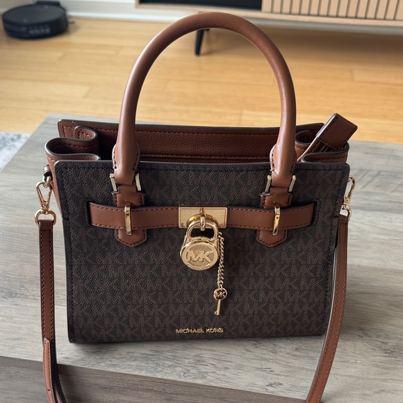 Michael Kors Dark Brown Satchel - Picture 2 of 4